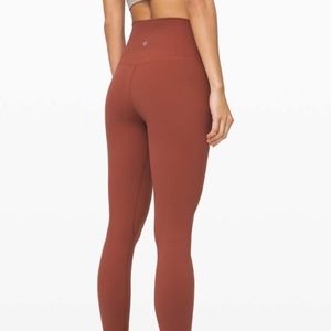 Lulu Lemon Burnt Orange Align Leggings